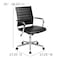 Flash Furniture Oval 35" W, 72" L, 29.5" H, Laminate Top, Grey BLN-6GCGRY595M-BK-GG - alternate 5